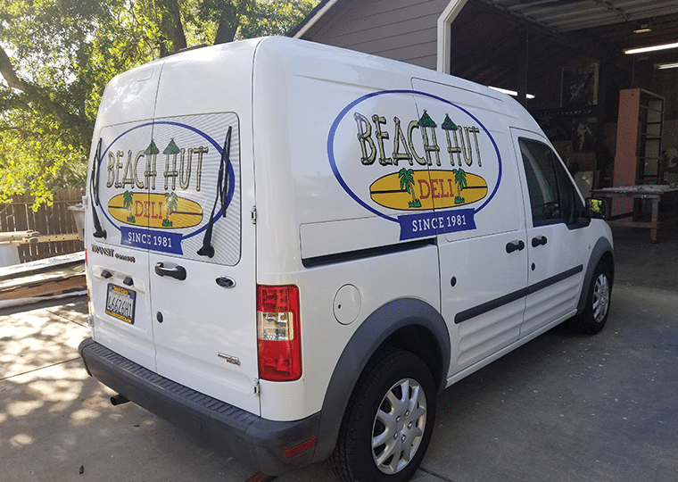 Beach Hut Deli Vehicle Wrap and decals
