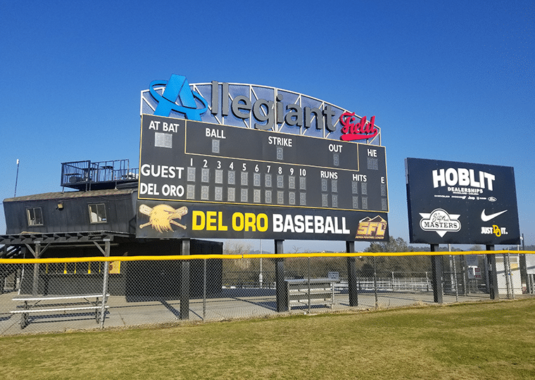 School Marquee and metal signs